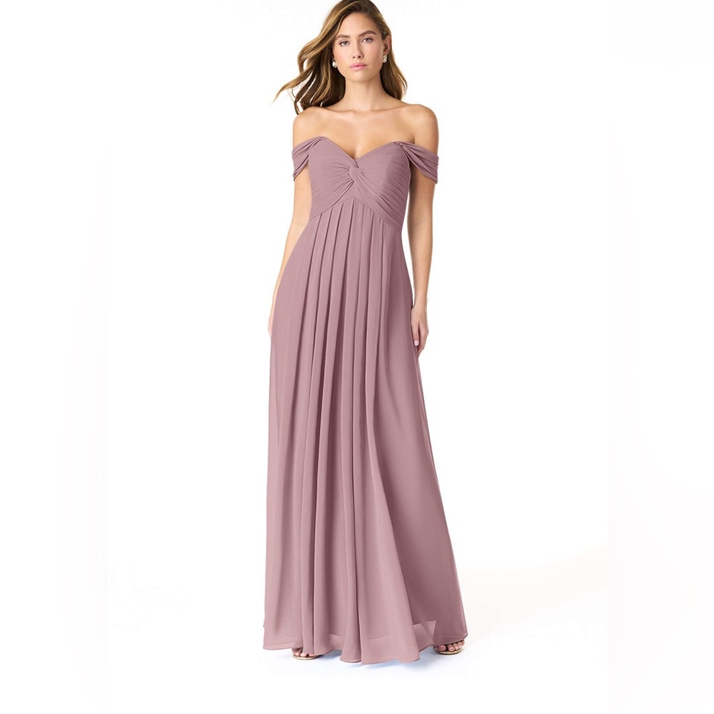 Dusty rose bridesmaid dress. Altered for a 5’4” bridesmaid. worn once. Size A6